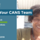 Headline reads Meet Your CANS Team. Tanya Reddick - Member Services Specialist. Start date: July 2018. Photo is a selfie of Tanya smiling in the sun.